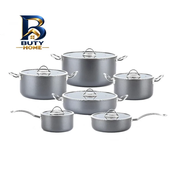 سرویس گرانیت قابلمه و تابه 12 پارچه مدل ناسیکو