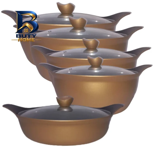 سرویس پخت و پز ۱۰ پارچه بِست مدل GOLD