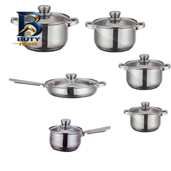 سرویس پخت و پز ۱۲ پارچه کرکماز مدل STEEL_A۸۷۸ اصل