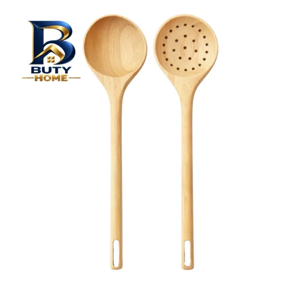 سرویس ملاقه چوبی ۲ پارچه دبلیو اس مدل هایلوکس