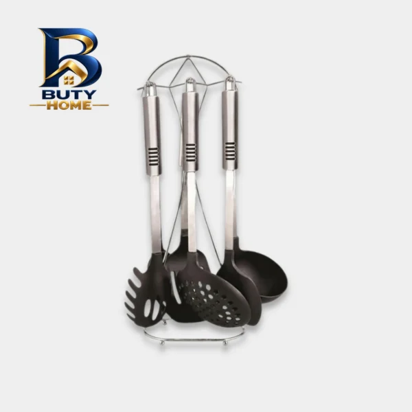 سرویس ۷ پارچه ملاقه و کفگیر یونی هوم مدل 6680C