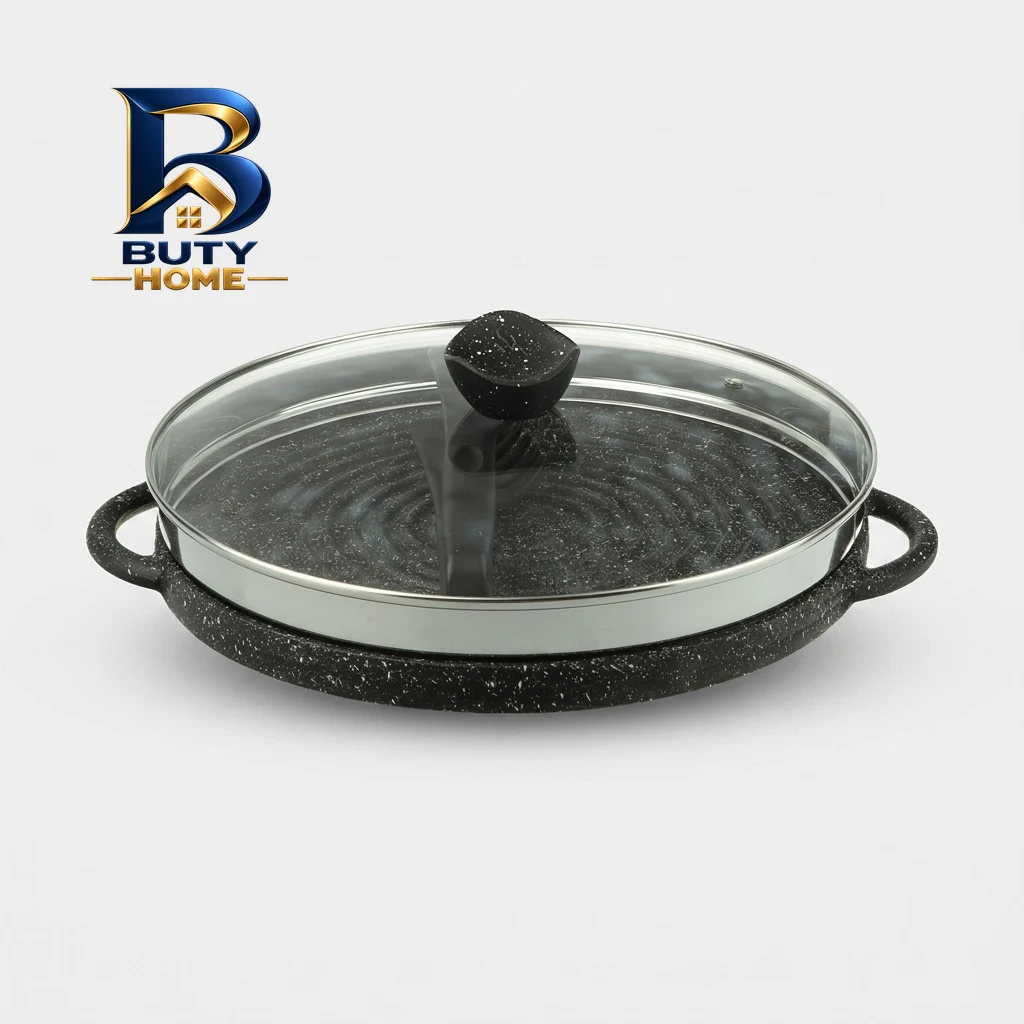 تابه گریل چدن نالینو با سوپاپ بخار و قابلیت