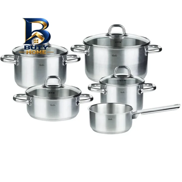 سرویس قابلمه و تابه 9 پارچه فیسلر مدل Korf 033-118-05-000