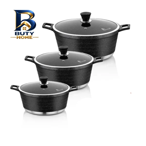 سرویس قابلمه گرانیتی ۷ پارچه نیولایف مدل AFRA-۶۳۰۷ اصل