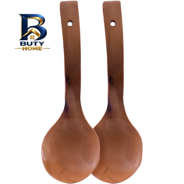 ملاقه چوبی مدل 1-1863 بسته ۲ عددی