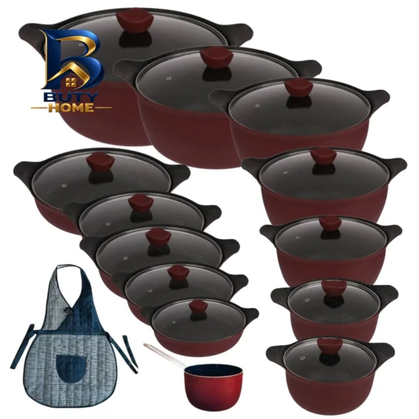 سرویس قابلمه گرانیتی ۲۶ پارچه مدل bst۲۶ اصل
