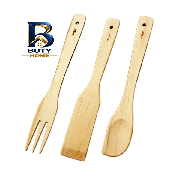 سرویس کفگیر ۳ پارچه چوبلمه کد 789
