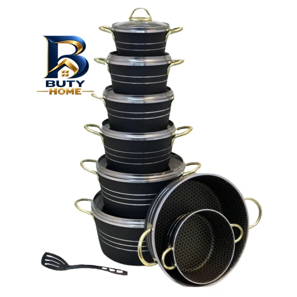 سرویس پخت و پز ۱۵ پارچه پرتو مدل لانه زنبوری