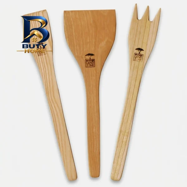 سرویس ملاقه و کفگیر ۳ پارچه مدل wood
