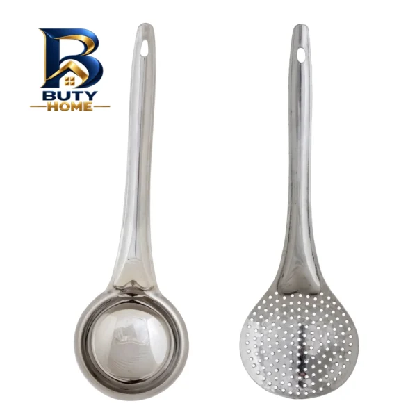 سرویس کفگیر و ملاقه ۲ پارچه مدل هندی کد COBRA۲ اصل