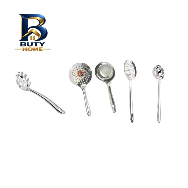 سرویس کفگیر و ملاقه ۵ پارچه مدل هندی کد KM۵ اصل