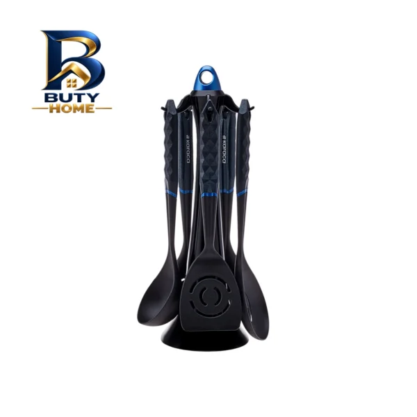 سرویس ملاقه و کفگیر ۶ پارچه کاراجا مدل DIAMOND BLUE