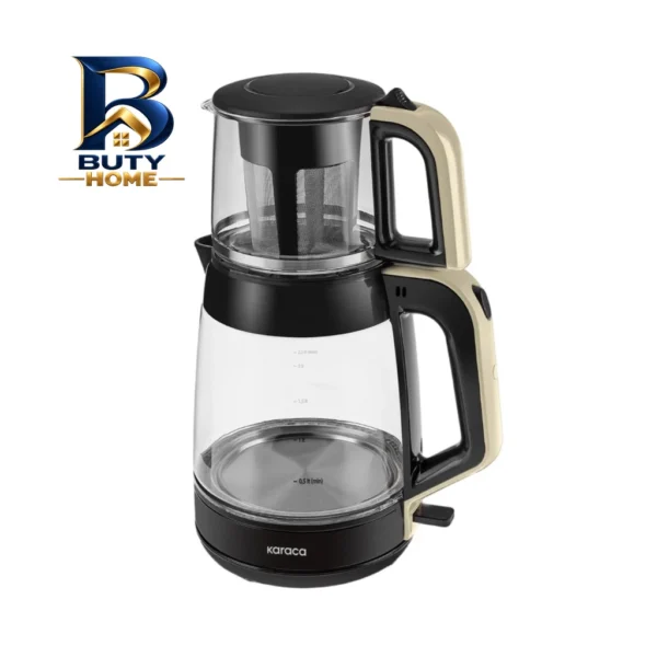 چای ساز روی هم کاراجا مدل Glass Tea XL