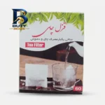 صافی چای مدل قزل بسته ۶۰ عددی