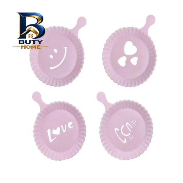 شابلون قهوه تاپ استار کد 101 مجموعه ۴ عددی