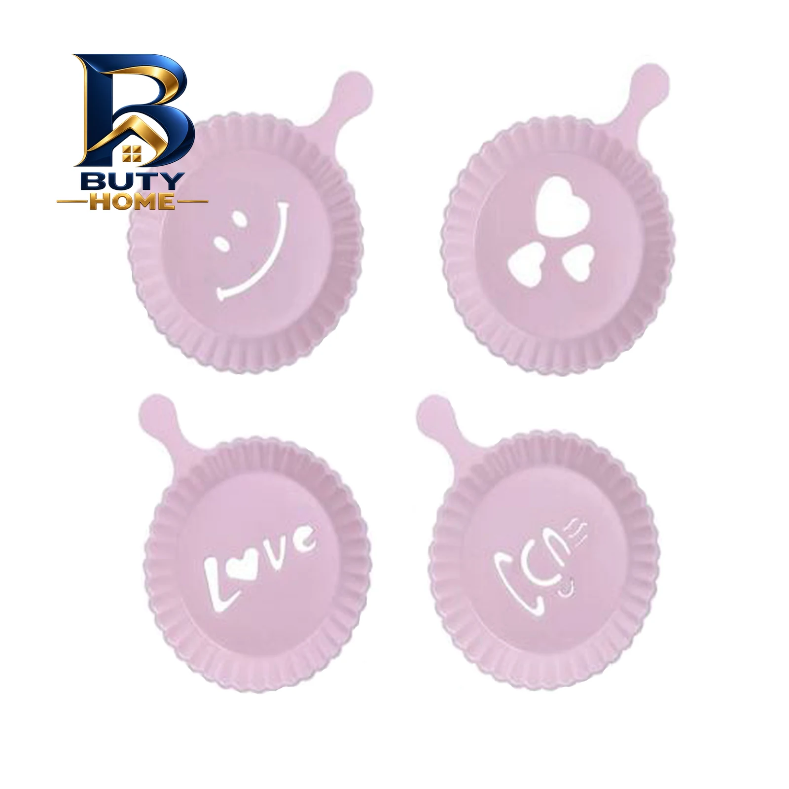 شابلون قهوه تاپ استار کد 101 مجموعه ۴ عددی
