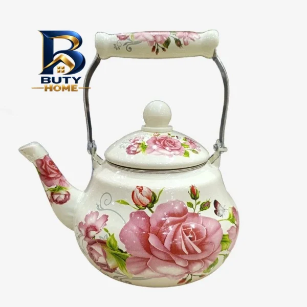 کتری مدل گل رز با طراحی زیبا