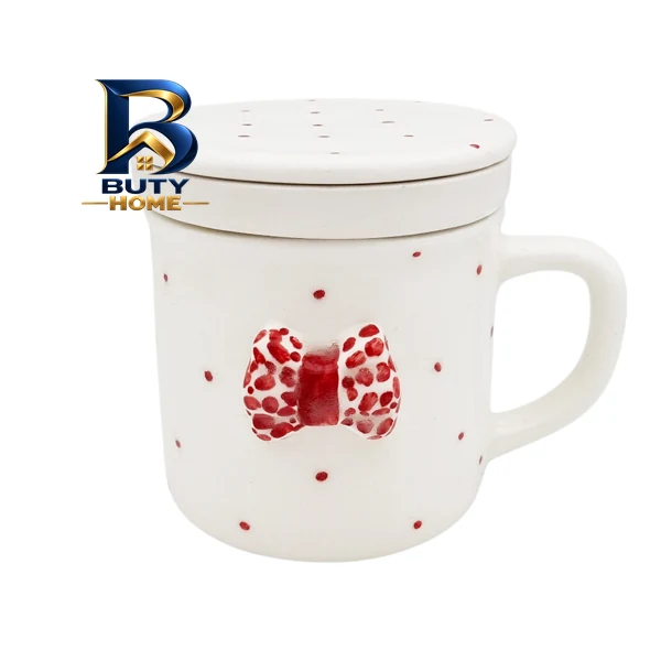 لیوان دمنوش ساز مدل نرگس کد 18185xbear با حجم 400 میلی لیتر