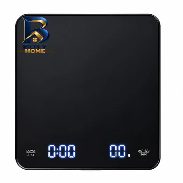 ترازو آشپزخانه دیجیتال مدل تایمردار coffee scale حداکثر ظرفیت قابل اندازه گیری ۳ کیلوگرم با دقت ۰.۱ گرم اصل
