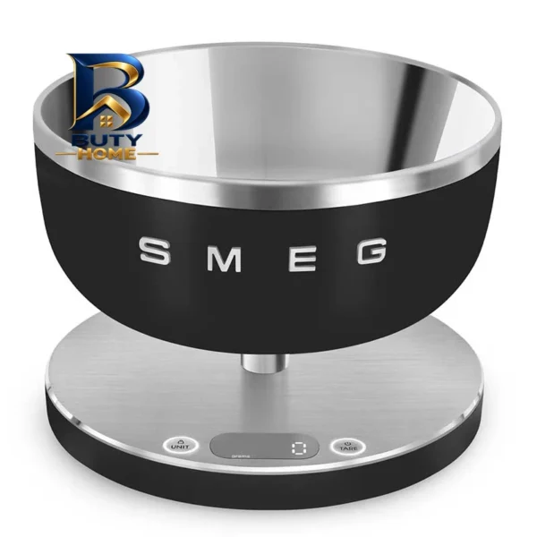 ترازو آشپزخانه دیجیتال اسمگ مدل SMEG KSC۰۱ حداکثر ظرفیت قابل اندازه گیری ۵ کیلوگرم با دقت ۱ گرم اصل