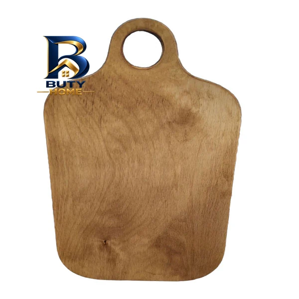 تخت گوشت چوبی مدل دسته گرد کد 227