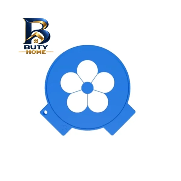 شابلون قهوه مدل Flower با کیفیت