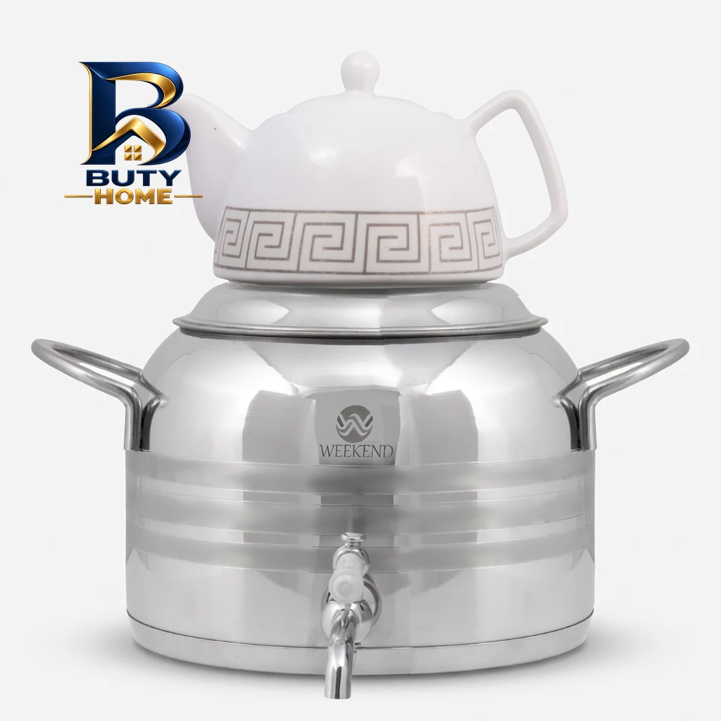 ست کتری و قوری ویکند مدل ۴۰۱۰S گنجایش ۶ لیتر گنجایش ۱ لیتر اصل