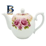 قوری گرد مدل کد 11164xrozred با گنجایش 750 میلی لیتر
