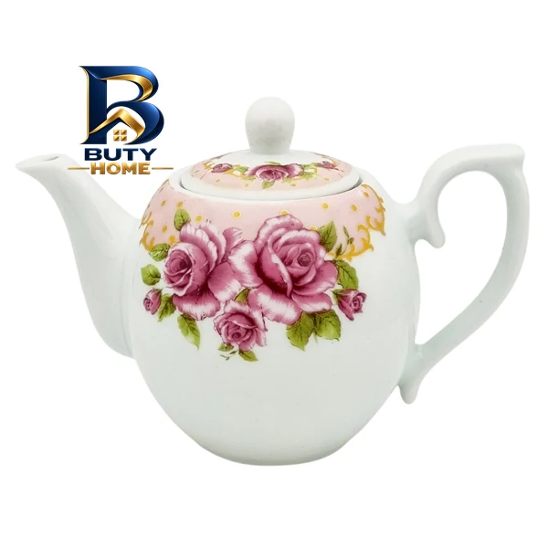 قوری گرد مدل کد 11164xrozred با گنجایش 750 میلی لیتر
