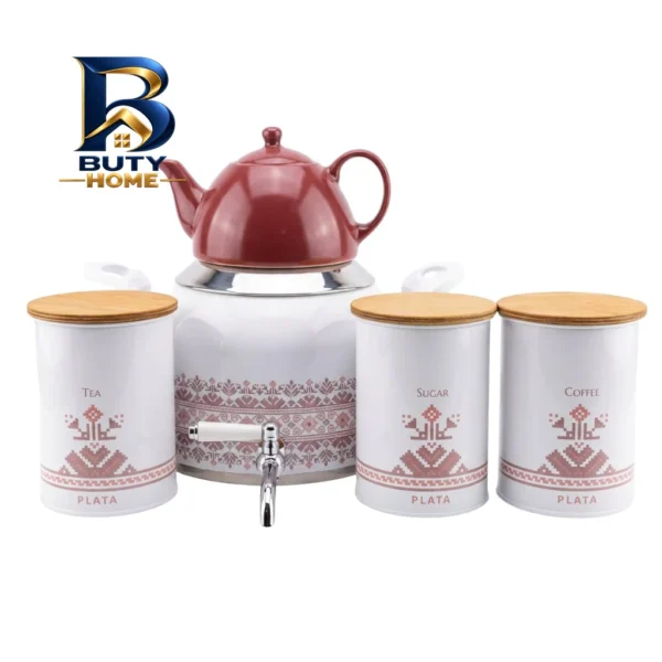 ست کتری و قوری کیتچن ورپلاتا مدل Persian Carpet گنجایش ۶ لیتر ۰.۵ لیتر مجموعه ۵ عددی اصل