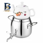 ست کتری و قوری اویم سارای مدل Porselen گنجایش ۵ لیتر ۱ لیتر اصل