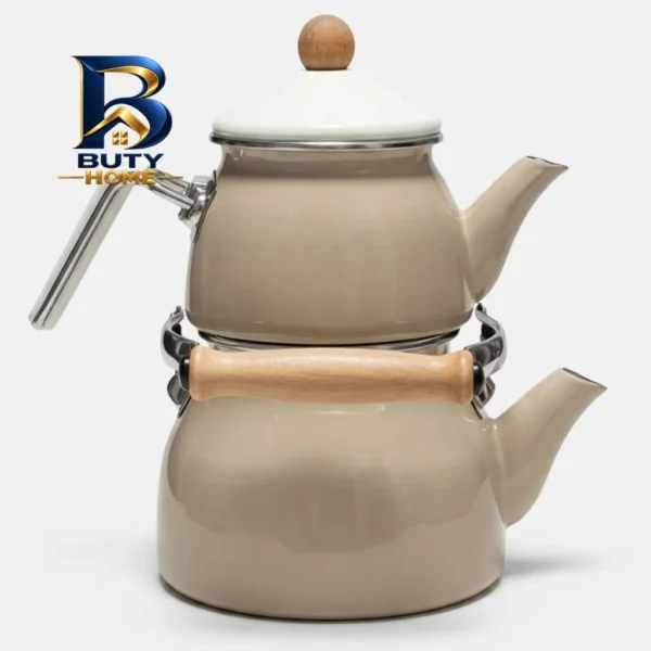 کتری و قوری شاهین مدل BEJ-PRL گنجایش ۲.۱ لیتر ۱.۱ لیتر اصل