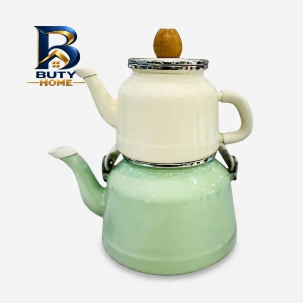 ست کتری و قوری مدل لعابی اصل