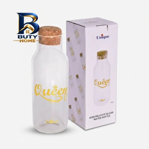 بطری آب یونیک طرح QUEEN کد 3071 با گنجایش 1.03 لیتر