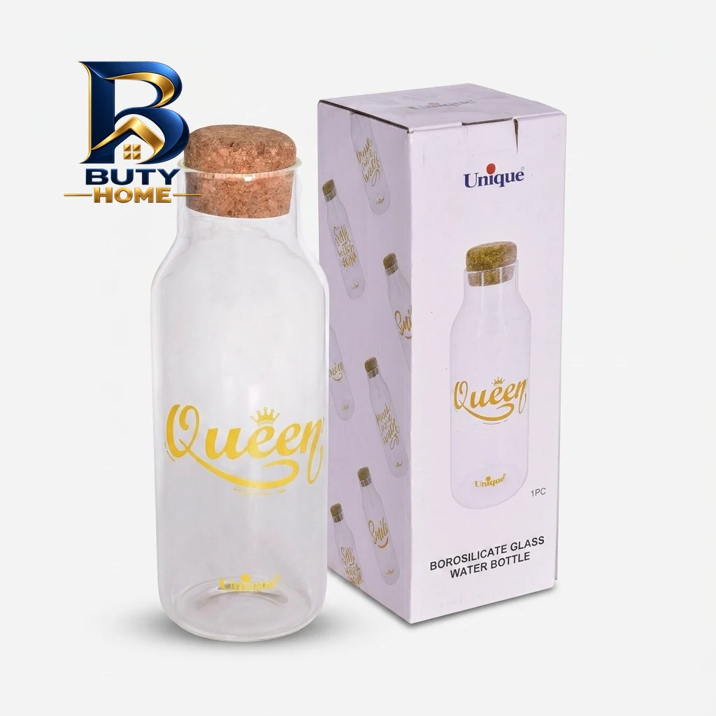 بطری آب یونیک طرح QUEEN کد 3071 با گنجایش 1.03 لیتر