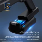 جارو شارژی عصایی تفال مدل TY۶A۳۵ با باتری لیتیوم یونی ۱۸ ولت، مکش ۳۰ ایر وات و حالت های خودکار ECO SURFACE، مجهز به ماشه BOOST شارژدهی ۴۵ دقیقه ای اصل