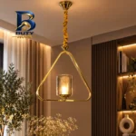 لوستر تک شعله نورهام مدل TRIANGLE-۲GLS۱۴ اصل