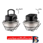 نمای بسته بندی سرخ کن بدون روغن بلندا مدل HD۱۳۱A اصل برچسب و بسته بندی