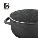 قابلمه گرانیت عروس ویکتوریا با در شیشه ای