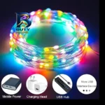 ریسه ال ای دی هوشمند بلوتوثی مدل فول کالر کد RGB IC usb 5v طول 10 متر
