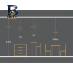 چراغ آویز بومی مدل آرنیکا با طراحی زیبا