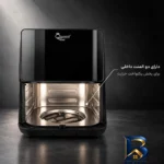 نمای جزئیات هواپز ۹ لیتری کوئین هوم مدل QH-۲۹۷۰ اصل پرداخت و جزئیات مواد