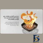نمای جزئیات سرخ کن بدون روغن شیائومی مدل Maf۱۴ اصل پرداخت و جزئیات مواد