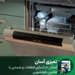 نمای جزئیات سرخ کن بدون روغن فیلیپس مدل HD۹۲۸۵/۹۳ اصل پرداخت و جزئیات مواد