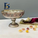 ست پذیرایی مسی مدل قلم زنی کد ZH۳۲۰.۱۴ مجموعه چهار عددی اصل