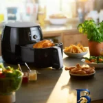 نمای کناری سرخ کن بدون روغن فیلیپس مدل HD۹۶۵۰/۹۱ اصل پروفایل و ساختار