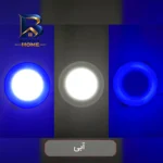 چراغ ال ای دی سقفی 12 وات پرشین لایت مدل 3 حالته طرح توکار گرد