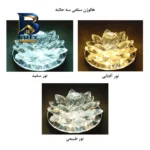 چراغ هالوژن ۱۲ وات زد اف آر مدل کریستالی با سه حالت