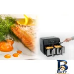 نمای جلو سرخ کن بدون روغن کنوود مدل HFM۷۵ اصل طراحی و جزئیات کلیدی