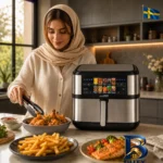 نمای جلو هواپز ۱۵ لیتر گلدن کیچن مدل دومخزنه GK۳۱۰-F اصل طراحی و جزئیات کلیدی